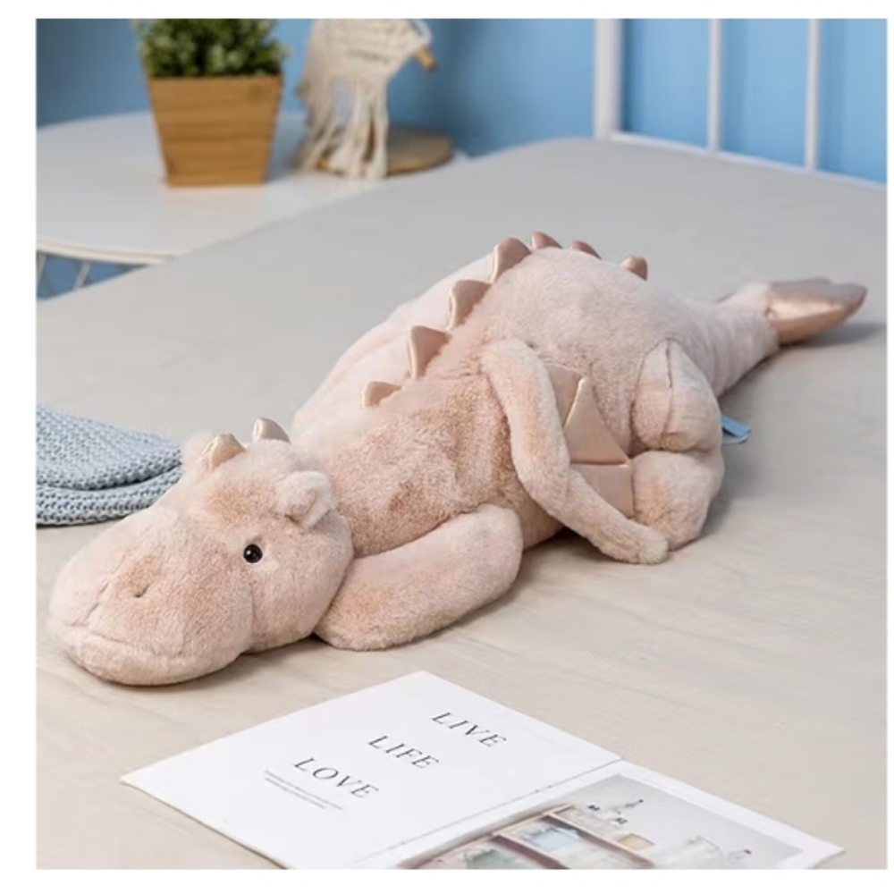 Plush Dragon Toy Stuffed Animal Pink